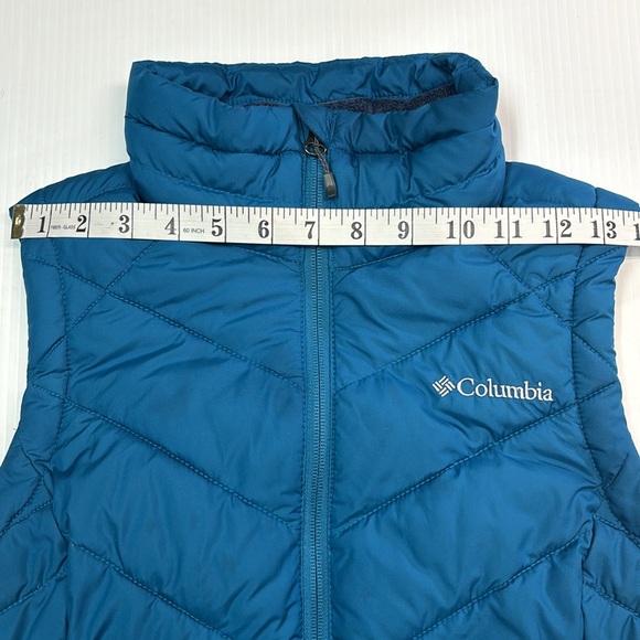Columbia Heavenly Omni-Heat Vest in Teal. Sz S - Picture 11 of 14